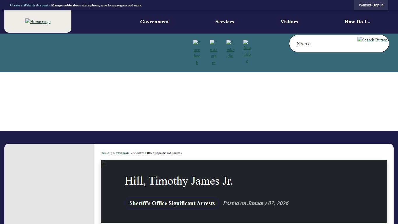 Hill, Timothy James Jr. • Randolph County, NC